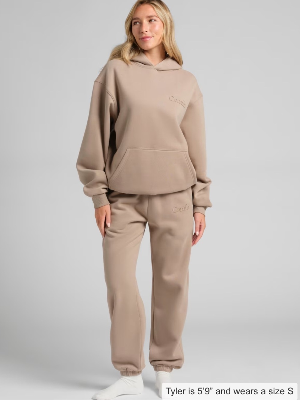 Comfrt Sweatpants Adult Size XS Cozy Tan Brown